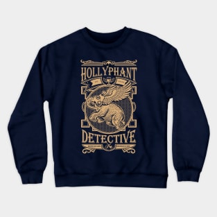 Hollyphant Detective - gold Crewneck Sweatshirt